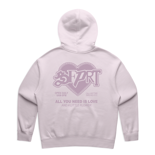 All You Need Is Love & Flower Hoodie