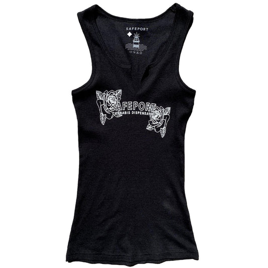 Smell The Roses Ribbed Tank